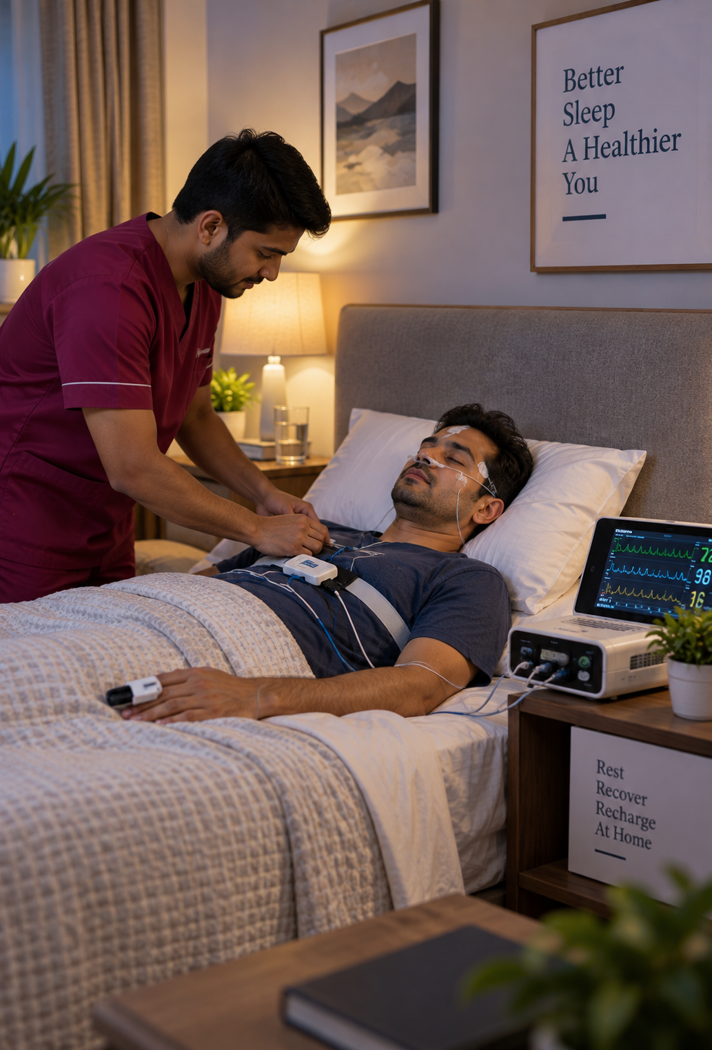 Sleep Study at Home (Polysomnography)